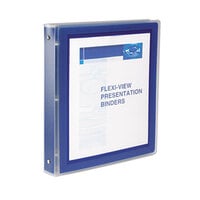 Avery® 17685 Navy Blue Flexi-View Binder with 1" Round Rings