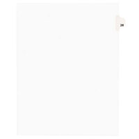 Avery 1028 Individual Legal Exhibit #28 Side Tab Divider - 25/Pack