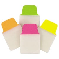 Avery 74759 Ultra Tabs 1 inch x 1 1/2 inch Assorted Neon Color Repositionable Tab - 40/Pack