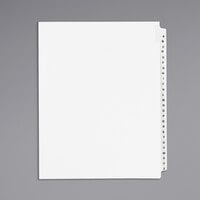 Avery® 8 1/2 inch x 11 inch Collated Legal Exhibit A-Z Single Letter Tab Dividers
