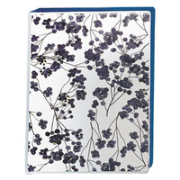 Avery 18444 Floral/Navy Mini Durable Non-View Style Binder with 1 inch Round Rings