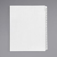 Avery® 1705 8 1/2" x 11" Allstate-Style Collated 101-125 Tab Legal Exhibit Dividers