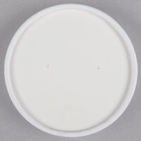 Choice 6-16 oz. White Paper Soup / Hot Food Cup Vented Lid - 50/Pack
