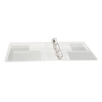 Avery 17142 White TouchGuard Antimicrobial View Binder with 1 1/2 inch Slant Rings