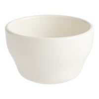 Acopa 6 oz. Ivory (American White) Rolled Edge Stoneware Bouillon Cup - 36/Case