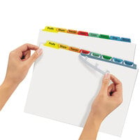 Avery® 11424 Index Maker 8-Tab Multi-Color Divider Set with Clear Label Strip - 25/Pack