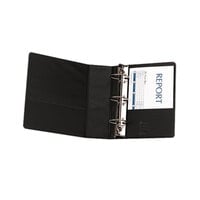 Avery® 27554 Black Mini Durable Non-View Binder with 2 inch Round Rings and Spine Label Holder