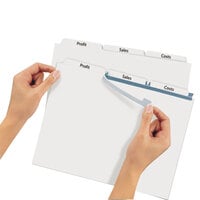 Avery® 11445 Index Maker 3-Tab Divider Set with Clear Label Strip - 25/Box