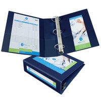 Avery 68038 Navy Blue Heavy-Duty Framed View Binder with 3 inch Locking One Touch EZD Rings