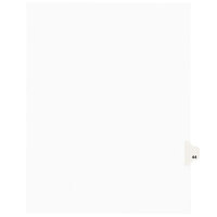 Avery 1044 Individual Legal Exhibit #44 Side Tab Divider - 25/Pack