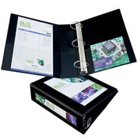 Avery 68037 Black Heavy-Duty Framed View Binder with 3 inch Locking One Touch EZD Rings