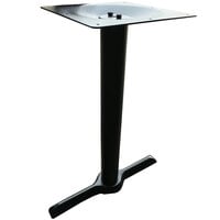 Art Marble Furniture B10-0522J 22" x 5" Black Cast Iron Standard Height End Table Base