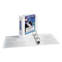Avery 1321 White Heavy-Duty View Binder with 3 inch Locking One Touch EZD Rings and Extra-Wide Covers