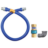 Dormont 1675BPQ48 SnapFast® 48 inch Gas Connector Kit with Elbow - 3/4 inch Diameter