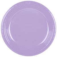 Creative Converting 28193031 10" Luscious Lavender Purple Plastic Plate - 20/Pack