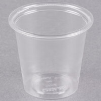 Solo T125-0090 1.25 oz. Plastic Souffle Cup / Shot Glass - 5000/Case