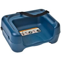 Koala Kare KB855-04S Blue Plastic Booster Seat with Safety Strap - Dual Height - 4/Pack