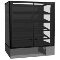 Structural Concepts Impulse CSC3223 Non-Refrigerated Countertop Bakery Display Case / Merchandiser 32" - Black 7 Cu. Ft.