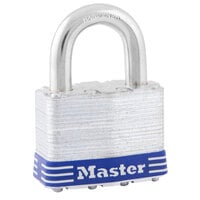 Master Lock 5D 2 inch Silver / Blue Four-Pin Steel Tumbler Lock