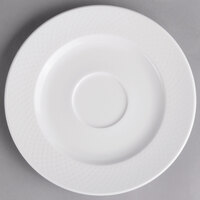 Villeroy & Boch 16-2155-1280 Easy White 6 inch White Porcelain Saucer - 6/Case