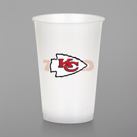 Creative Converting 019516 Kansas City Chiefs 20 oz. Plastic Cup - 96/Case