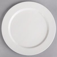 Villeroy & Boch 16-2155-2600 Easy White 11 1/4 inch White Porcelain Flat Plate - 6/Case