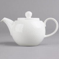 Villeroy & Boch 16-2155-0530 Easy White 13.5 oz. White Porcelain Teapot - 6/Case