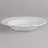 Villeroy & Boch 16-2155-2700 Easy White 13 oz. White Rim Deep Porcelain Soup Plate - 6/Case