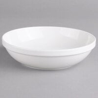 Villeroy & Boch 16-2155-3190 Easy White 17 oz. White Porcelain Salad Bowl - 6/Case