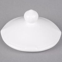 Villeroy & Boch 16-3318-0950 La Scala 3 7/8" White Porcelain Sugar Bowl Lid - 6/Case