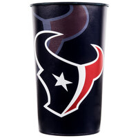 Creative Converting 119513 Houston Texans 22 oz. Plastic Souvenir Cup - 20/Case