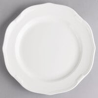 Villeroy & Boch 16-3318-2640 La Scala 8 1/4" White Porcelain Flat Plate - 6/Case