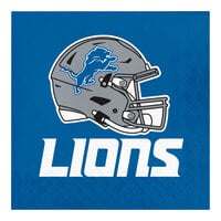 Creative Converting Detroit Lions 2-Ply Luncheon Napkin - 192/Case