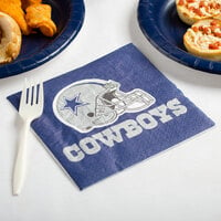 Creative Converting 669509 Dallas Cowboys 2-Ply Luncheon Napkin - 192/Case