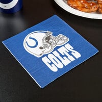 Creative Converting 669534 Indianapolis Colts 2-Ply Luncheon Napkin - 192/Case