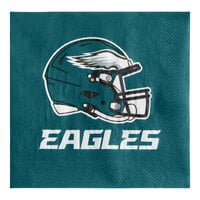 Creative Converting Philadelphia Eagles 2-Ply Luncheon Napkin - 192/Case