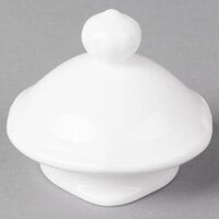Villeroy & Boch 16-3318-0550 La Scala 3 1/8 inch White Porcelain Teapot Lid - 6/Case