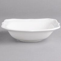 Villeroy & Boch 16-3318-3330 La Scala 15 oz. White Porcelain Square Salad Bowl - 6/Case