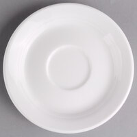 Villeroy & Boch 16-2016-1460 Corpo 4 3/4 inch White Porcelain Saucer - 6/Case