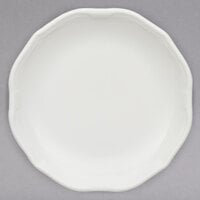 Villeroy & Boch 16-3318-2660 La Scala 6 1/4 inch White Porcelain Flat Plate - 6/Case