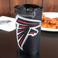 Creative Converting 119502 Atlanta Falcons 22 oz. Plastic Souvenir Cup - 20/Case