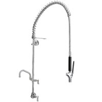 Fisher 30538 Wall Mounted Glass Filler Faucet with 30 inch Hose, 10 inch Add-On Faucet, Inline Vacuum Breaker, and Wall Bracket