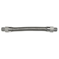 Dormont 1650B72 72" Stainless Steel Moveable Foodservice Gas Connector - 1/2" Diameter