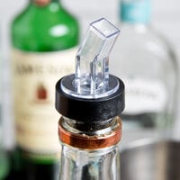 Clear Liquor Pourer with Screen - 12/Pack