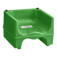 Lancaster Table & Seating Green Plastic Dual Height Booster Seat