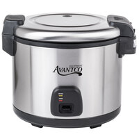 Avantco RC60 60 Cup (30 Cup Raw) Electric Rice Cooker / Warmer - 120V, 1550W