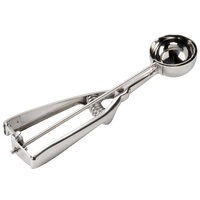 #40 Round Stainless Steel Squeeze Handle Disher - 0.875 oz.