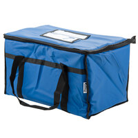 Choice Insulated Food Delivery Bag / Pan Carrier, Blue Nylon, 23 inch x 13 inch x 15 inch