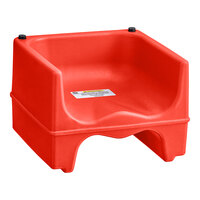 Lancaster Table & Seating Red Plastic Dual Height Booster Seat