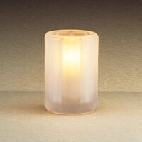 Sterno 80182 4 inch Paragon Frosted Fluted Liquid Candle Holder